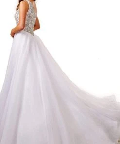 Rachel Allan - 50124 Embellished One Shoulder A-Line Dress 12 Rachel Allan - 50124 Embellished One Shoulder A-Line Dress