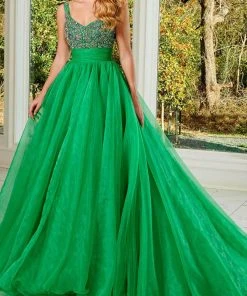 Rachel Allan 50137 - Sleeveless Empire Ballgown