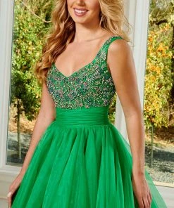 Rachel Allan 50137 - Sleeveless Empire Ballgown