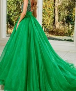 Rachel Allan 50137 - Sleeveless Empire Ballgown