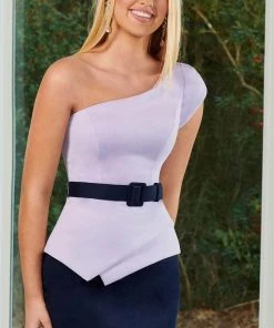 Rachel Allan 50146 - One Shoulder Formal Dress