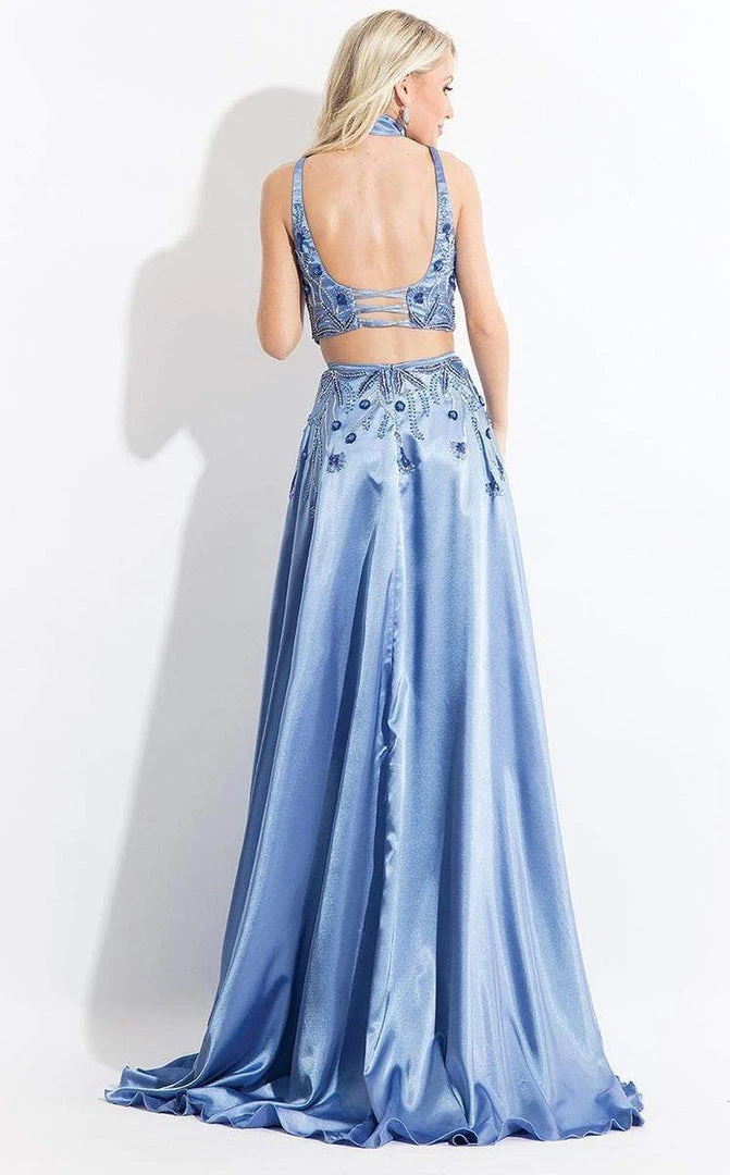 Rachel Allan - 6150 Two Piece Floral Scoop Evening Gown Long Dresses 6 Rachel Allan - 6150 Two Piece Floral Scoop Evening Gown Long Dresses