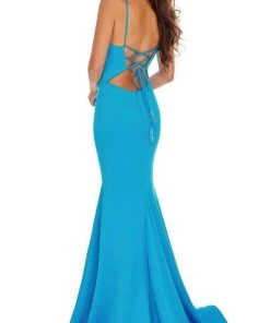 Rachel Allan - 70028 Sweetheart Bodice High Slit Mermaid Gown 8 Rachel Allan - 70028 Sweetheart Bodice High Slit Mermaid Gown