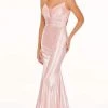 Rachel Allan - 70053 Metallic Open Back Mermaid Gown 2 Rachel Allan - 70053 Metallic Open Back Mermaid Gown