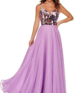 Rachel Allan - 70060 Sweetheart Cut Glass Bodice A-Line Gown 8 Rachel Allan - 70060 Sweetheart Cut Glass Bodice A-Line Gown