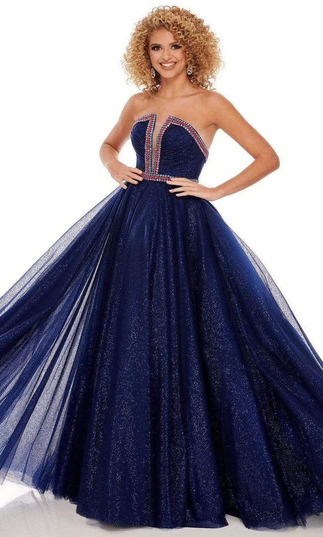 Rachel Allan - 70084 Strapless Tulle Ballgown 3 Rachel Allan - 70084 Strapless Tulle Ballgown