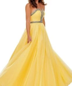 Rachel Allan - 70084 Strapless Tulle Ballgown 8 Rachel Allan - 70084 Strapless Tulle Ballgown