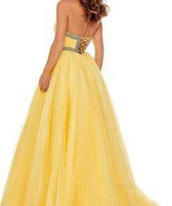 Rachel Allan - 70084 Strapless Tulle Ballgown 9 Rachel Allan - 70084 Strapless Tulle Ballgown