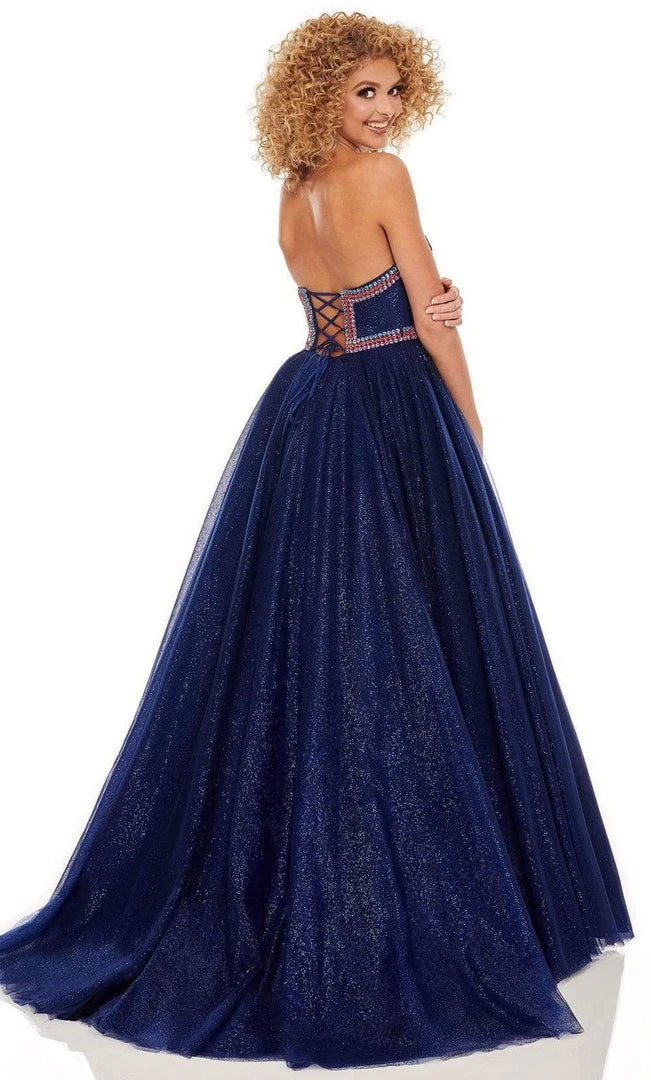 Rachel Allan - 70084 Strapless Tulle Ballgown 4 Rachel Allan - 70084 Strapless Tulle Ballgown