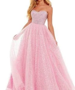Rachel Allan - 70140 Strapless Sweetheart A-Line Gown