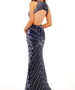 Rachel Allan - 70177 Jewel Sheath Evening Dress