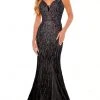 Rachel Allan - 70181 Beaded Ladder Strap Gown 2 Rachel Allan - 70181 Beaded Ladder Strap Gown
