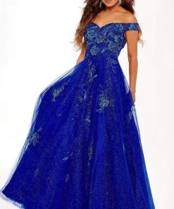 Rachel Allan - 70187 Bead Embellished Off Shoulder Ballgown 12 Rachel Allan - 70187 Bead Embellished Off Shoulder Ballgown