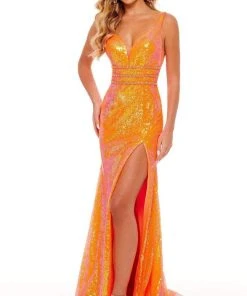 Rachel Allan - 70208 Sequin Trumpet Evening Dress 12 Rachel Allan - 70208 Sequin Trumpet Evening Dress