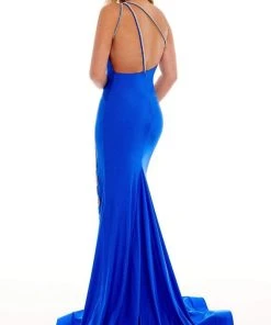 Rachel Allan - 70213 One Shoulder Fitted Long Dress 9 Rachel Allan - 70213 One Shoulder Fitted Long Dress