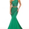 Rachel Allan - 70255 Two-Piece Beaded Mermaid Gown