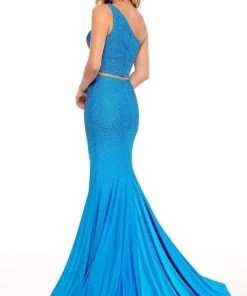 Rachel Allan - 70255 Two-Piece Beaded Mermaid Gown