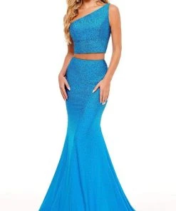 Rachel Allan - 70255 Two-Piece Beaded Mermaid Gown
