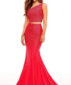Rachel Allan - 70255 Two-Piece Beaded Mermaid Gown