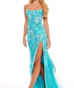 Rachel Allan - 70270 Floral Ornate Mermaid Gown