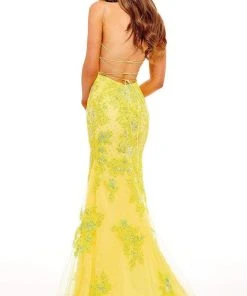 Rachel Allan - 70270 Floral Ornate Mermaid Gown
