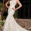 Rachel Allan - M772 Illusion Yoke Embellished Lace Mermaid Bridal Gown