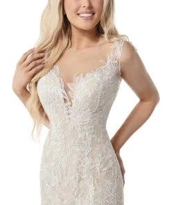 Rachel Allan - M774 Illusion Sweetheart Neck Mermaid Wedding Gown 11 Rachel Allan - M774 Illusion Sweetheart Neck Mermaid Wedding Gown