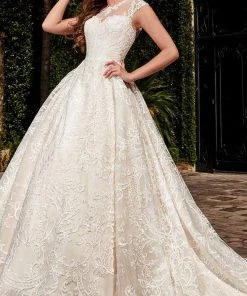 Rachel Allan - M777 Allover Embroidered Tulle Ballgown Wedding Dress 11 Rachel Allan - M777 Allover Embroidered Tulle Ballgown Wedding Dress