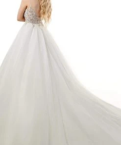 Rachel Allan - M780 Fully Beaded Bodice Tulle Ballgown Wedding Dress 8 Rachel Allan - M780 Fully Beaded Bodice Tulle Ballgown Wedding Dress