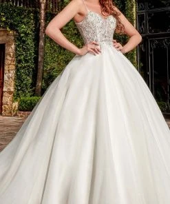 Rachel Allan - M780 Fully Beaded Bodice Tulle Ballgown Wedding Dress 9 Rachel Allan - M780 Fully Beaded Bodice Tulle Ballgown Wedding Dress