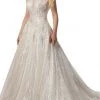 Rachel Allan - M782 Off Shoulder Shimmer A-Line Wedding Dress