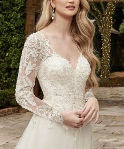 Rachel Allan - M786 Classic Tulle Embroidered Bridal Dress 8 Rachel Allan - M786 Classic Tulle Embroidered Bridal Dress