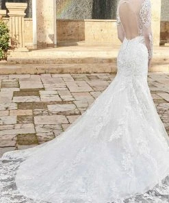 Rachel Allan - M792 Illusion Embroidered Trumpet Bridal 7 Rachel Allan - M792 Illusion Embroidered Trumpet Bridal