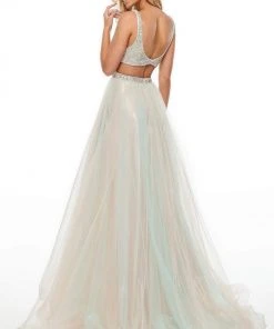 Rachel Allan Prom - 7015 Bead Embellished A-Line Evening Dress