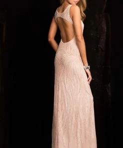 Scala - 48554 V-Neckline Long Sequin Prom Dress 17 Scala - 48554 V-Neckline Long Sequin Prom Dress