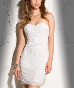 Scala - 48702 Sweetheart Short Cocktail Dress