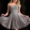 Scala - 48834 Bejeweled Strapless Sweetheart Short Dress 1 Scala - 48834 Bejeweled Strapless Sweetheart Short Dress