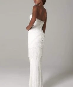 SCALA - 48990 Sweetheart Embellished Long Sheath Dress 7 SCALA - 48990 Sweetheart Embellished Long Sheath Dress