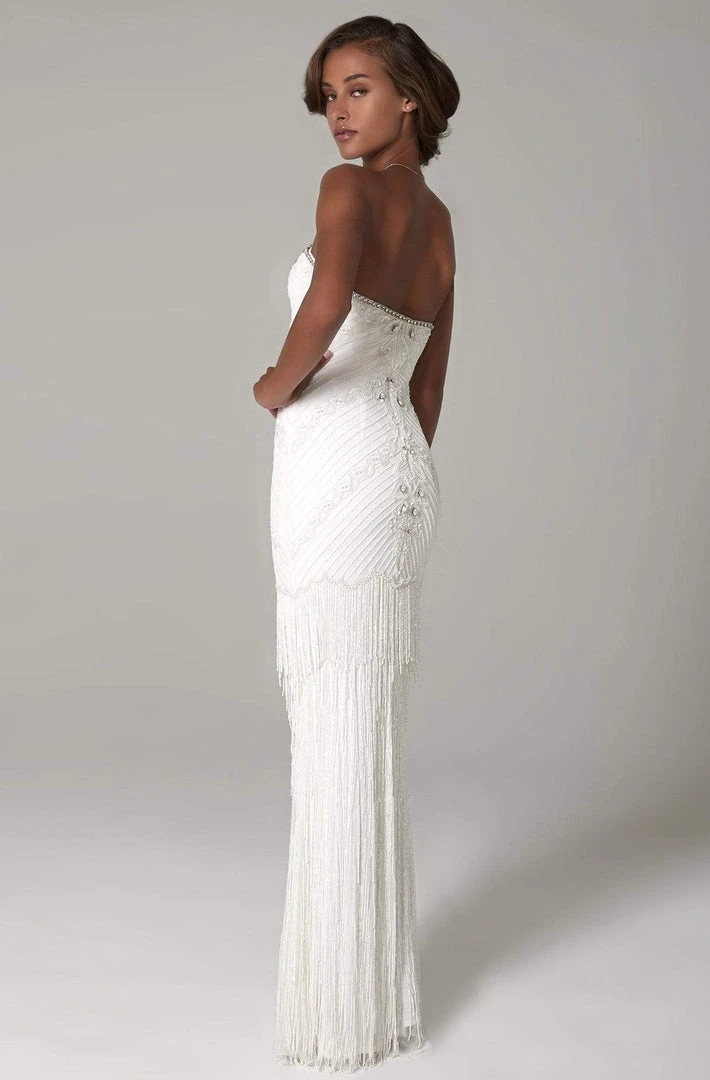 SCALA - 48990 Sweetheart Embellished Long Sheath Dress 4 SCALA - 48990 Sweetheart Embellished Long Sheath Dress