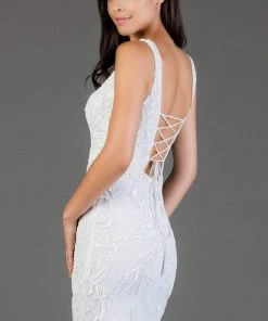 SCALA - 60038 Strappy Sequined Fitted Cocktail Dress 11 SCALA - 60038 Strappy Sequined Fitted Cocktail Dress