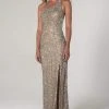 SCALA - 60081 Embellished Asymmetric Long Dress 1 SCALA - 60081 Embellished Asymmetric Long Dress