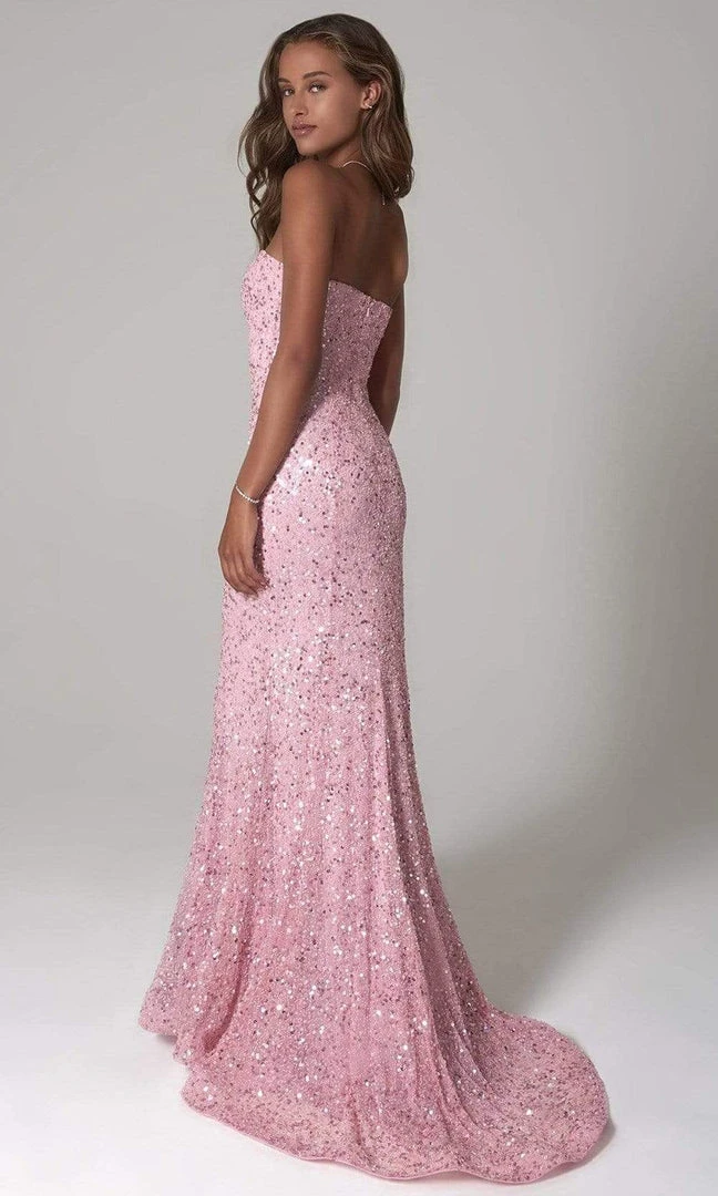 SCALA - 60093 Strapless Sweetheart Sheath Dress 4 SCALA - 60093 Strapless Sweetheart Sheath Dress