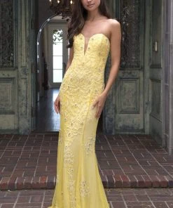 SCALA - 60097 Sweetheart Beads And Stones Sheath Dress 8 SCALA - 60097 Sweetheart Beads And Stones Sheath Dress