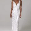 SCALA - 60102 Open Back Sequined Long Dress 2 SCALA - 60102 Open Back Sequined Long Dress