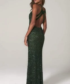 SCALA - 60113 Embellished Jewel Column Dress 13 SCALA - 60113 Embellished Jewel Column Dress