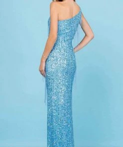 SCALA - 60285 One Shoulder Sequin Gown 11 SCALA - 60285 One Shoulder Sequin Gown