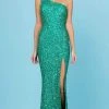 SCALA - 60290 Strappy Back Sequin Gown 2 SCALA - 60290 Strappy Back Sequin Gown