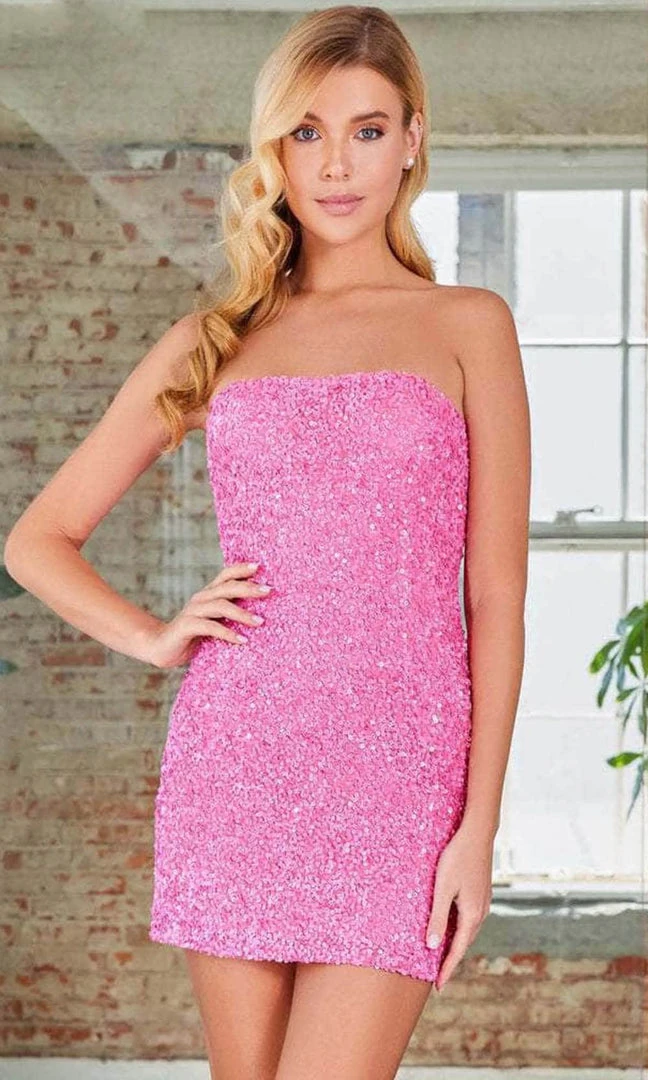 SCALA 60312 - Strapless Cocktail Dress 10 SCALA 60312 - Strapless Cocktail Dress