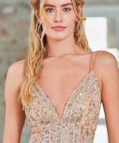 SCALA 60325 - Empire Waist Cocktail Dress