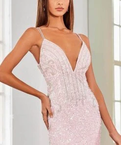 SCALA 60325 - Empire Waist Cocktail Dress